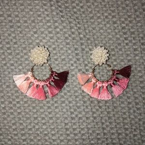 Nicola Bathie multi pink color earrings